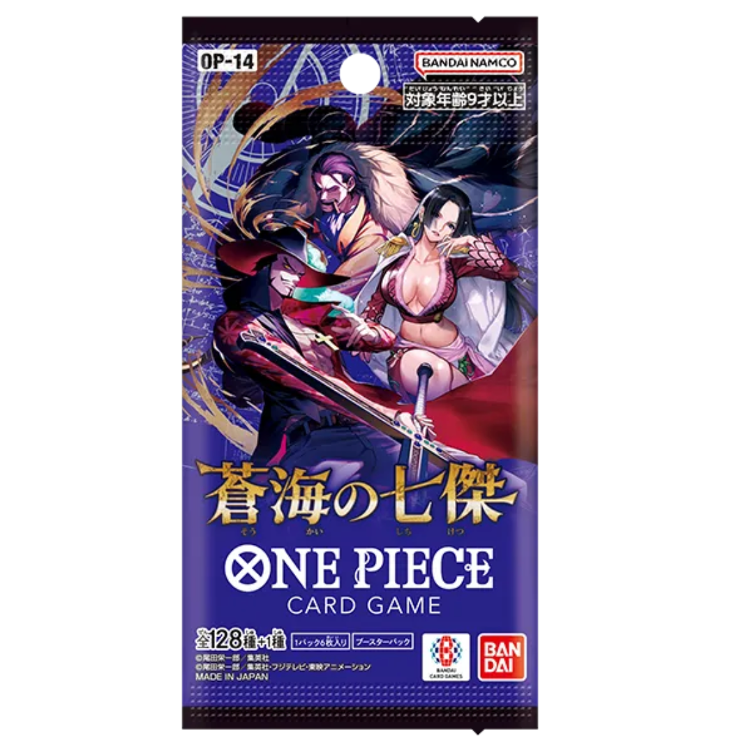 One Piece CG The Azure Sea's Seven OP-14 Booster Pack (Japanese)