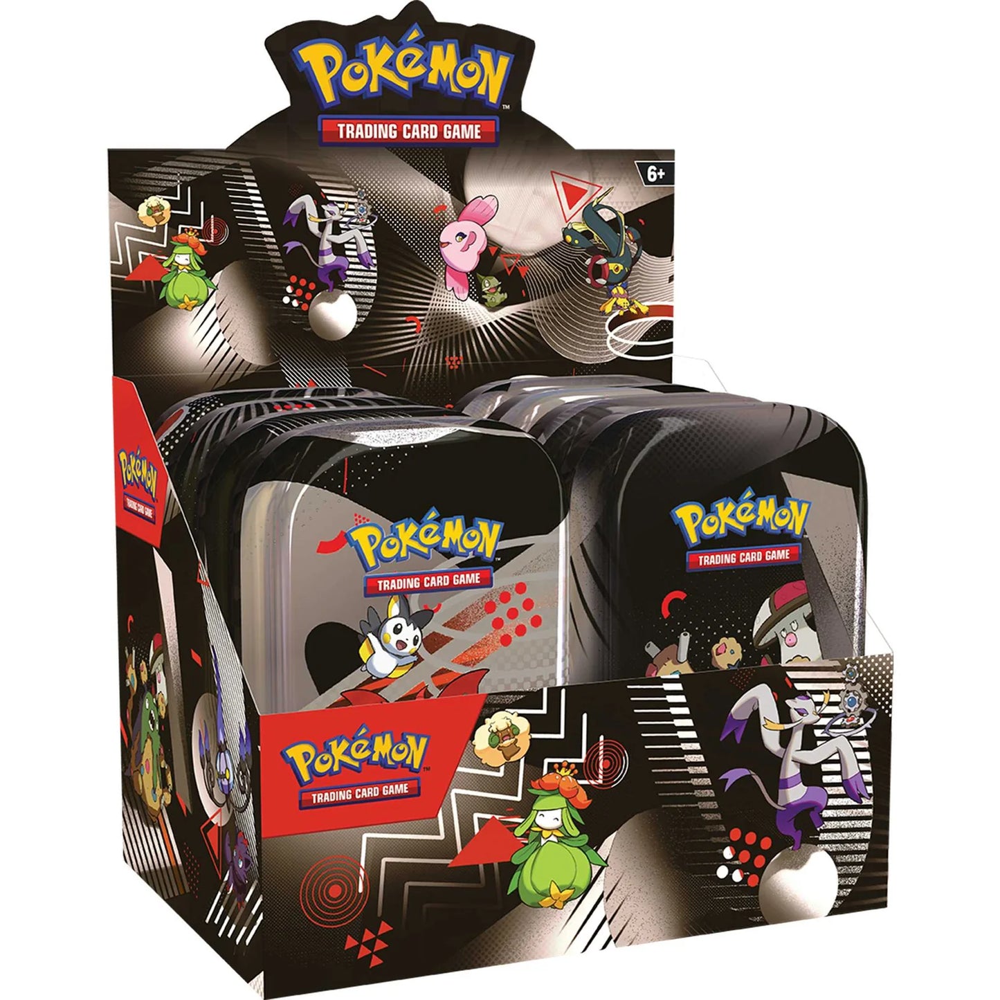Pokemon TCG Black Bolt & White Flare Mini Tins Case *Sealed*