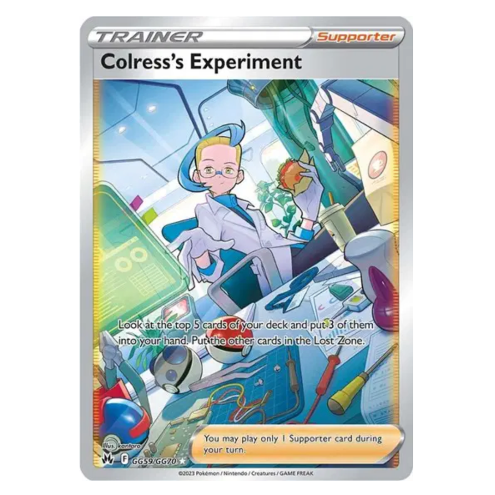 Pokemon TCG Colress's Experiment Crown Zenith GG59/GG70