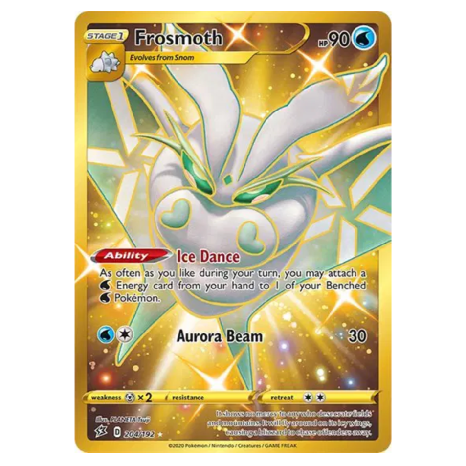 Pokemon TCG Frosmoth Rebel Clash 204/192