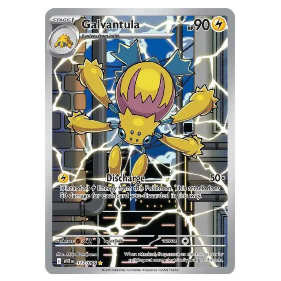 Pokemon TCG Galvantula White Flare 117/086