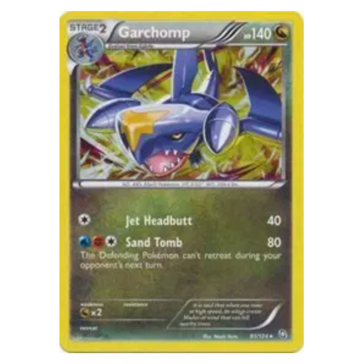 Pokemon TCG Garchomp *Cracked Ice Holo* Dragons Exalted 91/124