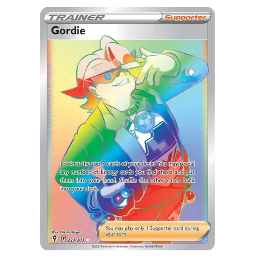 Pokemon TCG Gordie Evolving Skies 223/203