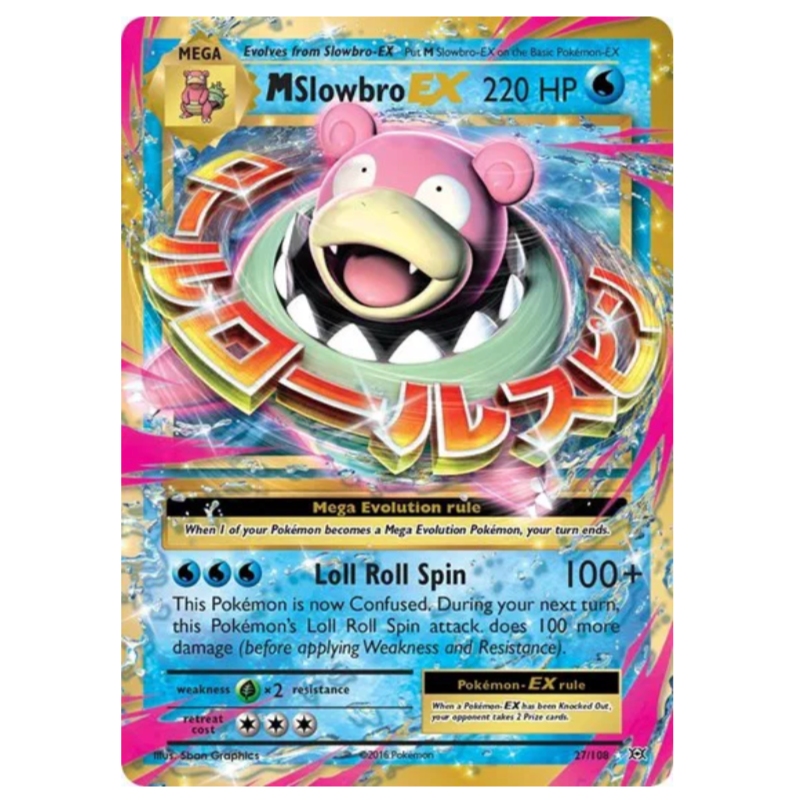 Pokemon TCG M Slowbro EX Evolutions 27/108