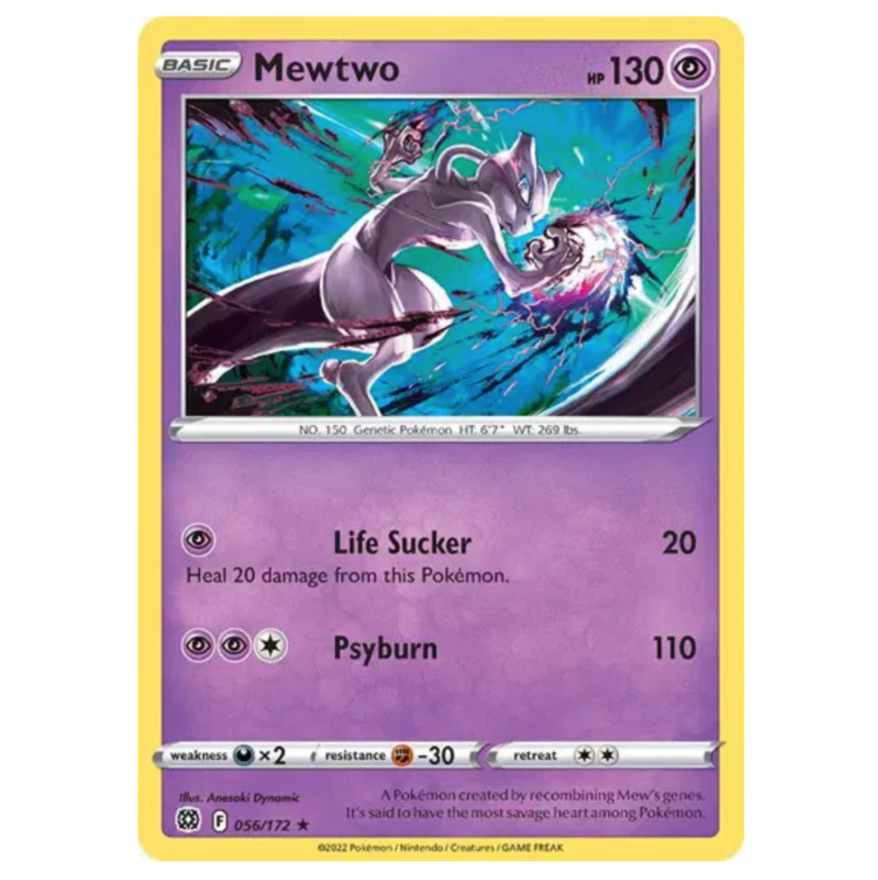 Pokemon TCG Mewtwo Brilliant Stars 056/172 Promo