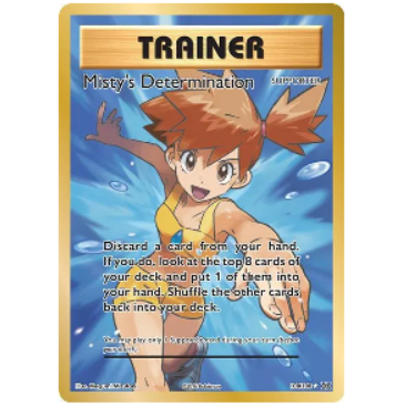 Pokemon TCG Misty's Determination Evolutions 108/108