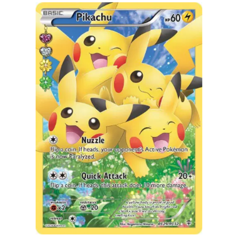 Pokemon TCG Pikachu Generations Radiant Collection RC29/RC32