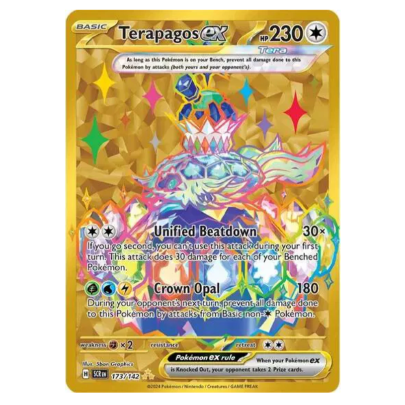 Pokemon TCG Terapagos ex Stellar Crown 173/142