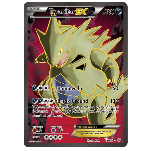 Pokemon TCG Tyranitar EX Ancient Origins 91/98