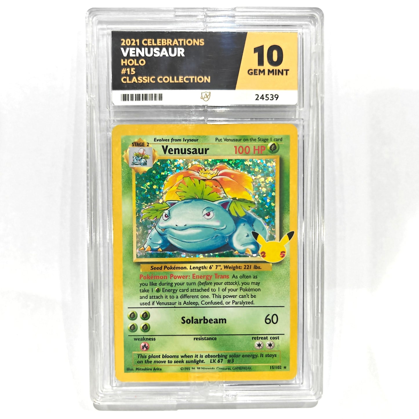 Pokemon TCG Venusaur *Holo* Celebrations 15/102 (Ace 10)