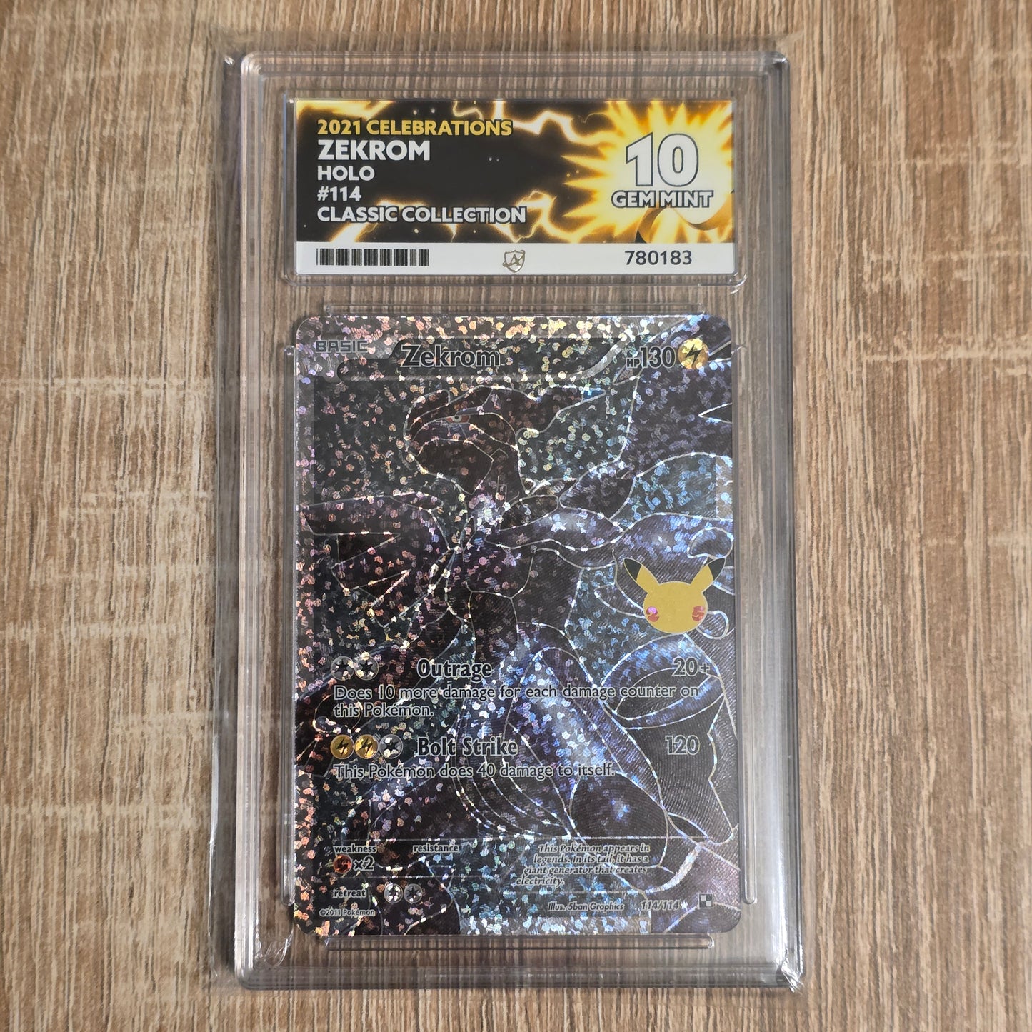 Pokemon TCG Zekrom Celebrations 114/114 (Ace 10)