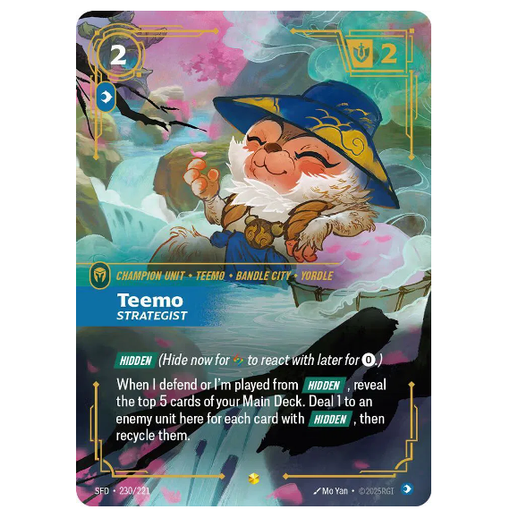 Riftbound: League of Legends TCG Teemo Spiritforged 230/221