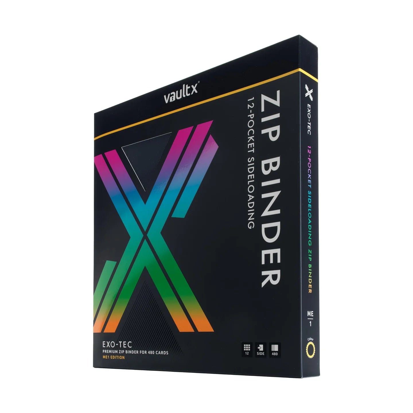 Vault X 12-Pocket Exo-Tec® Zip Binder ME1