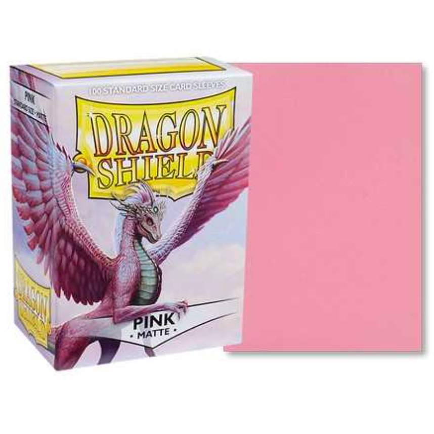 Dragon Shield Matte Pink Sleeves