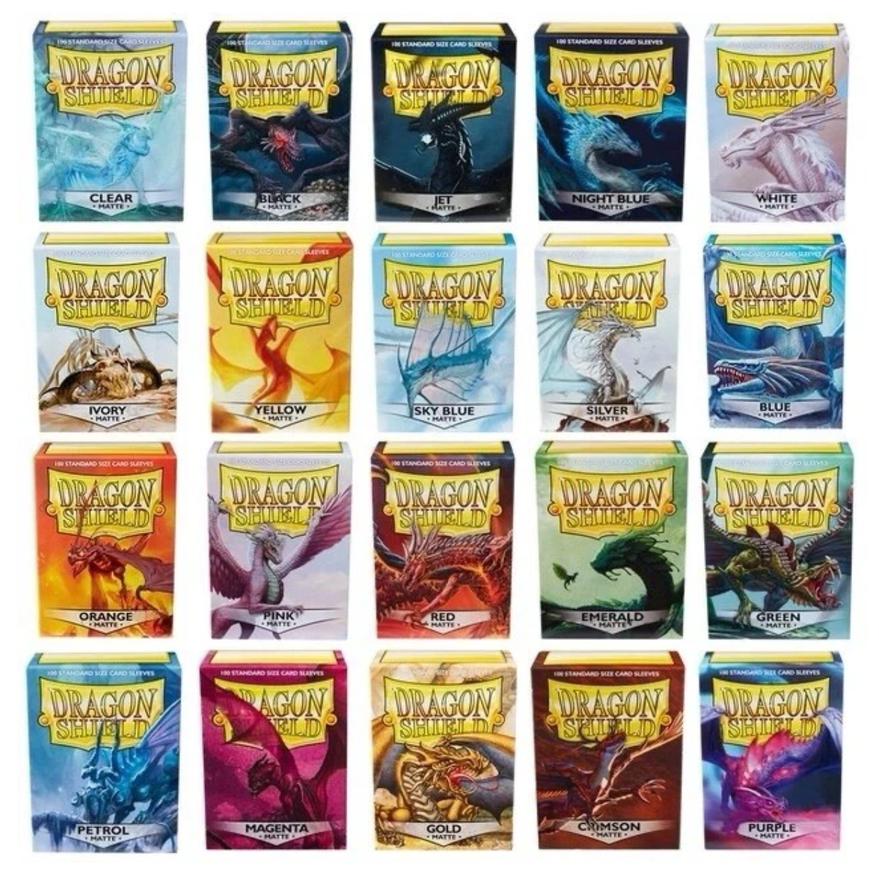 Dragon Shield Matte Sleeves 100