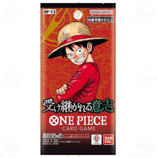 One Piece CG Carrying on His Will OP-13 Booster Pack (Japanese)