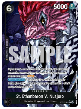 One Piece CG St. Ethanbaron V. Nusjuro *Rare* Carrying On His Will OP13-080