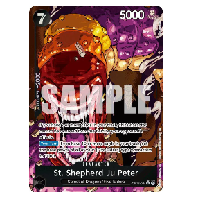 One Piece CG St. Shepherd Ju Peter *Alternate Art* Carrying On His Will OP13-084