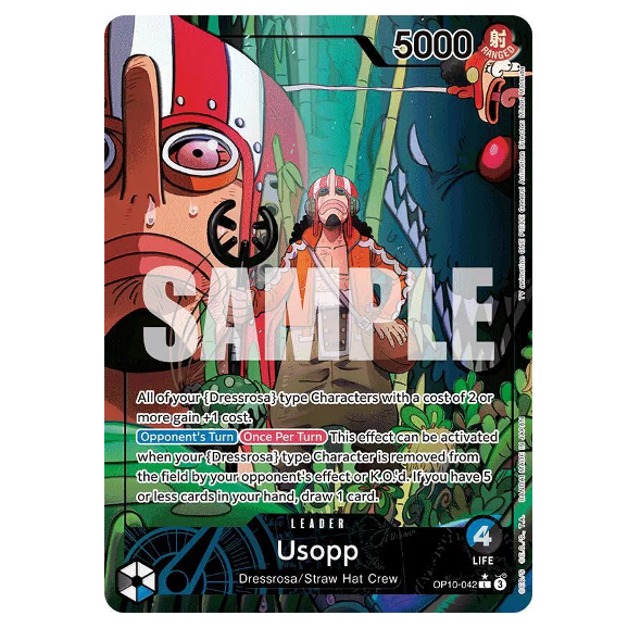 One Piece CG Usopp *Alternate Art* Royal Blood OP10-042