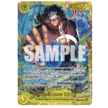 One Piece TCG Bartholomew Kuma Legacy of the Master OP12-119