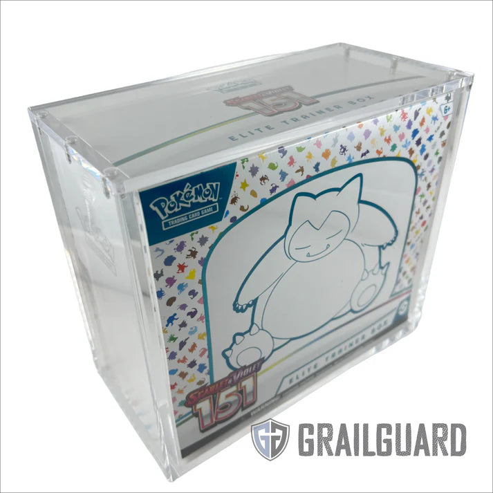 Grailguard Pokemon TCG Elite Trainer Box Premium Acrylic Display Protector Case