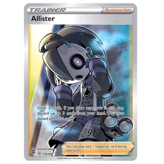 Pokemon TCG Alister Vivid Voltage 179/185