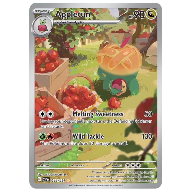 Pokemon TCG Appletun Surging Sparks 211/191