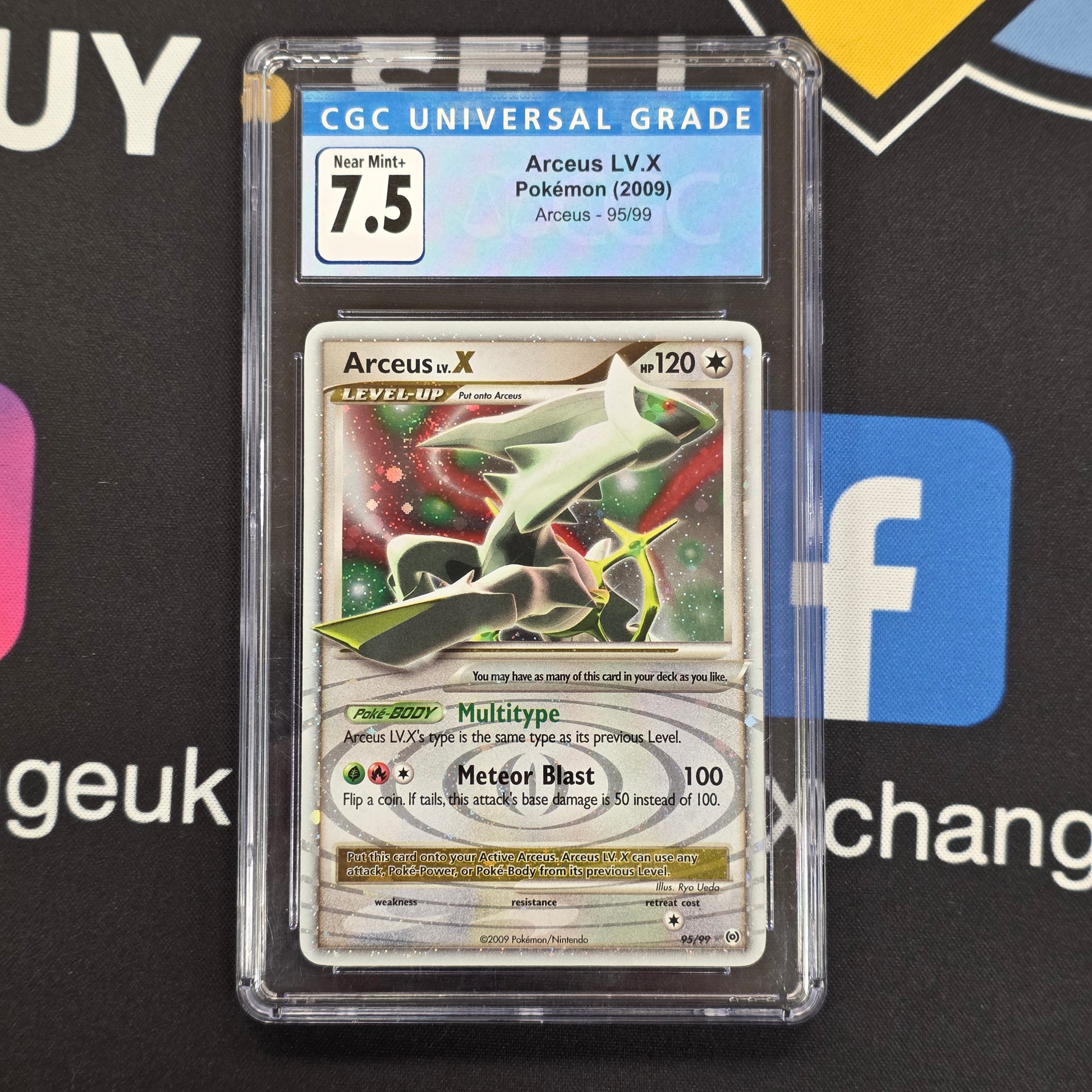 Pokemon TCG Arceus LV.X 95/99 (CGC 7.5)