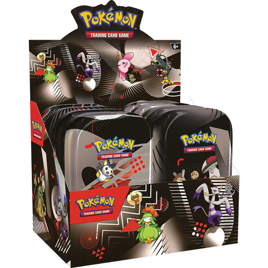 Pokemon TCG Black Bolt & White Flare Mini Tins Case *Sealed*