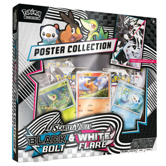 Pokemon TCG Black Bolt & White Flare Unova Poster Collection