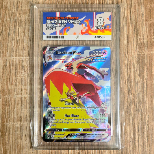 Pokemon TCG Blaziken VMAX Silver Tempest TG15/TG30 (Ace 8)