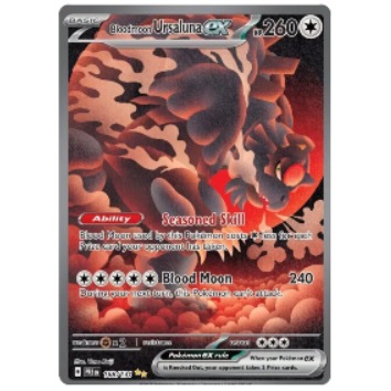 Pokemon TCG Bloodmoon Ursaluna ex Prismatic Evolutions 168/131
