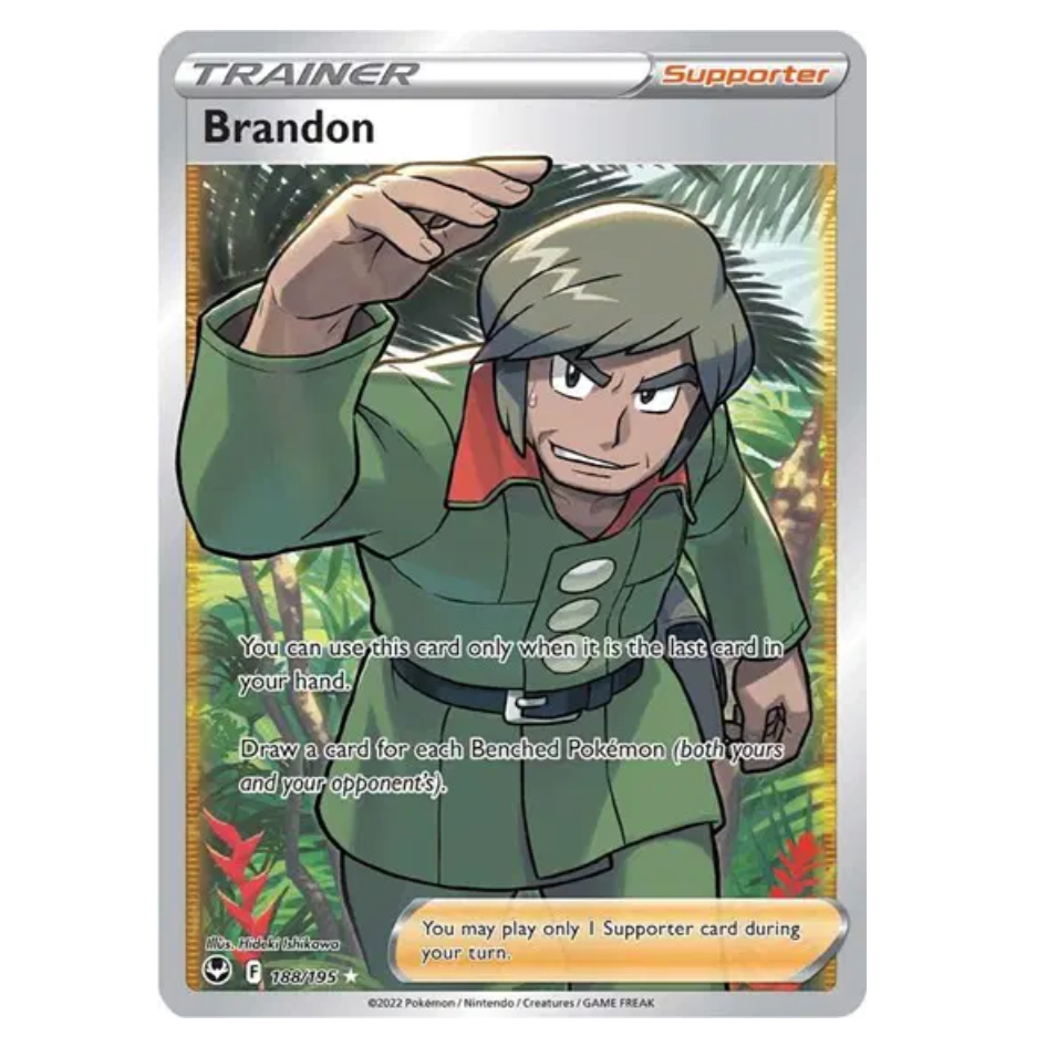 Pokemon TCG Brandon Silver Tempest 188/195