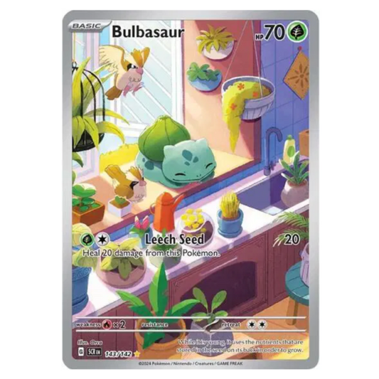 Pokemon TCG Bulbasaur Stellar Crown 143/142