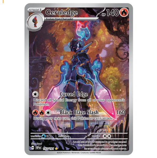 Pokemon TCG Ceruledge Surging Sparks 197/191.