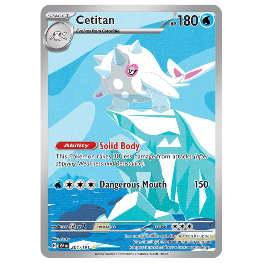 Pokemon TCG Cetitan Surging Sparks 201/191