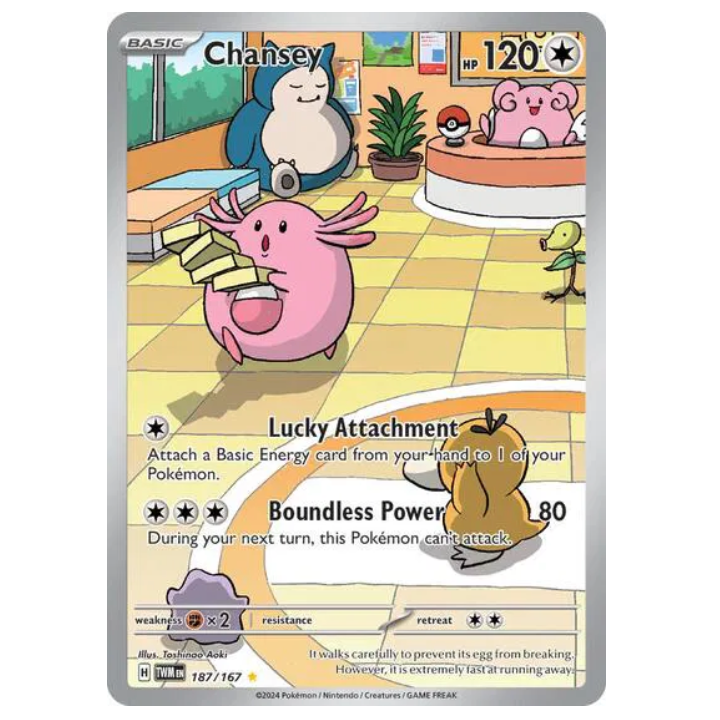 Pokemon TCG Chansey Twilight Masquerade 187/167