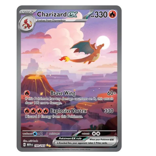 Pokemon TCG Charizard EX 151 199/165