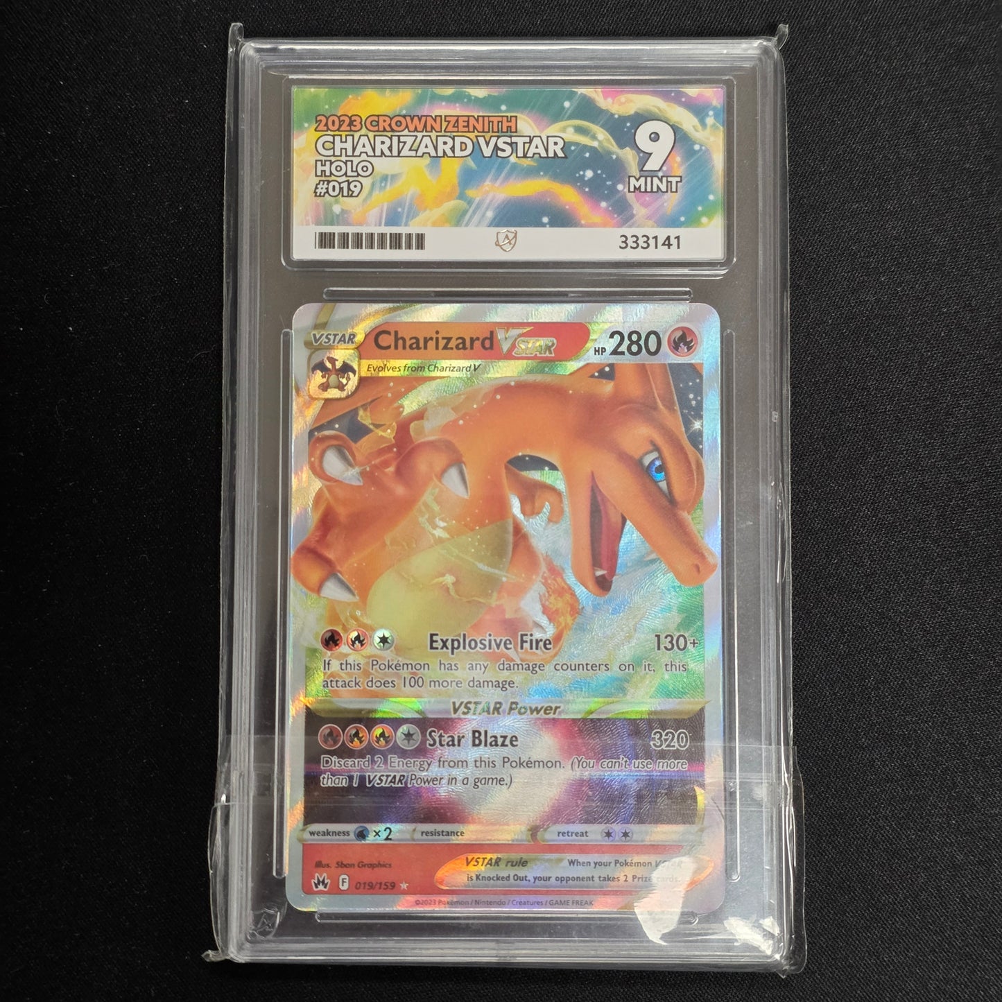 Pokemon TCG Charizard VSTAR Crown Zenith 019/159 (Ace 9)