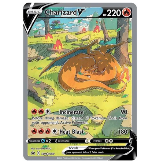 Pokemon TCG Charizard V Promo SWSH260