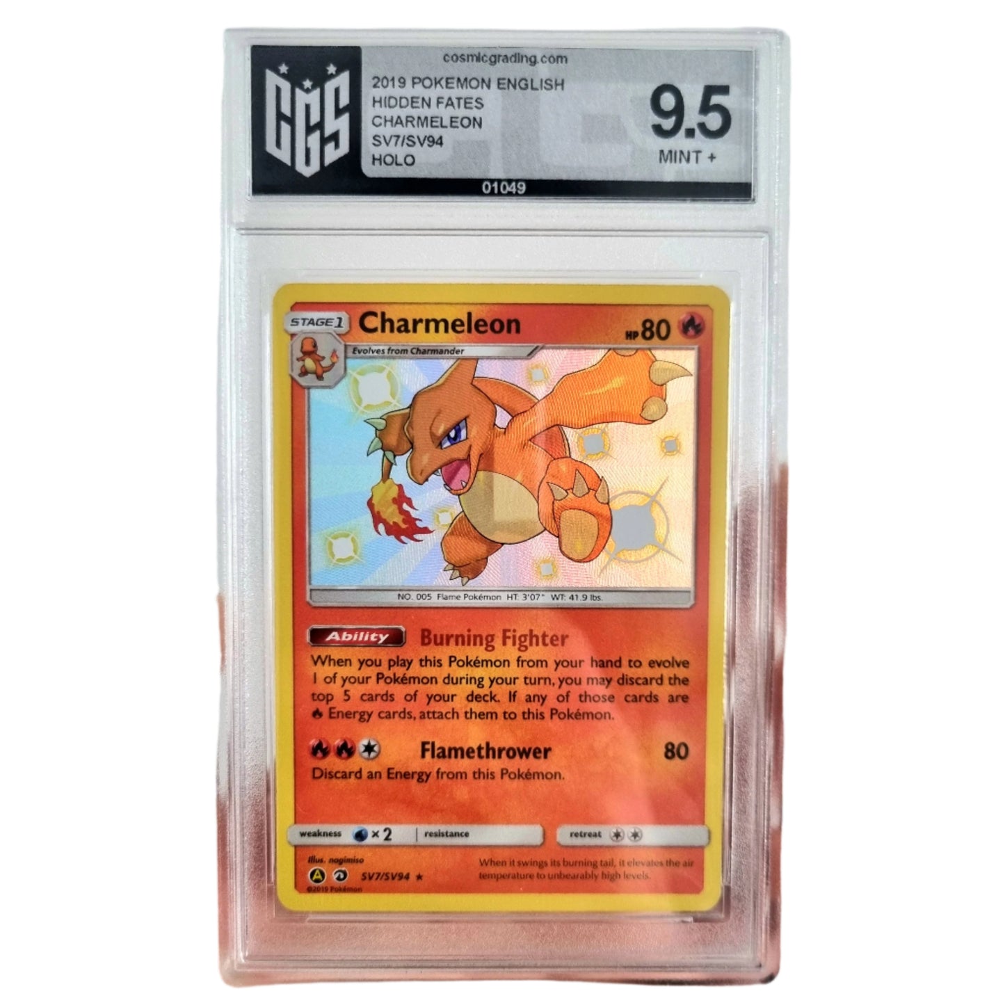 Pokemon TCG Charmeleon Hidden Fates SV7/SV94