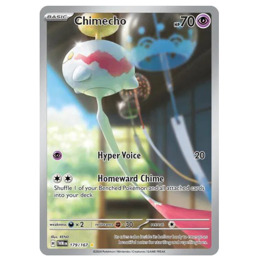 Pokemon TCG Chimecho Twilight Masquerade 179/167