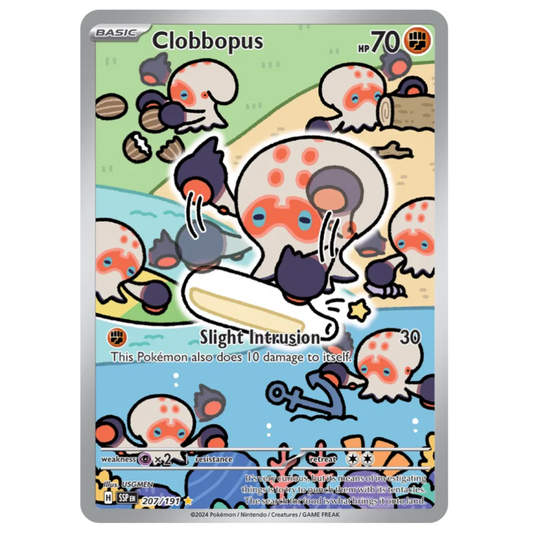 Pokemon TCG Clobbopus Surging Sparks 207/191