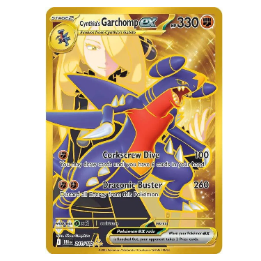 Pokemon TCG Cynthia's Garchomp ex Destined Rivals 241/182