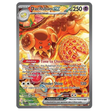 Pokemon TCG Dachsbun EX Stellar Crown 169/142