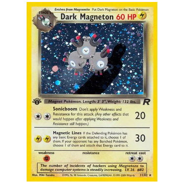 Pokemon TCG Dark Magneton Team Rocket 11/82