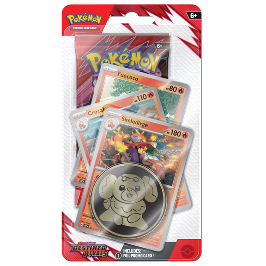 Pokemon TCG Destined Rivals Premium Checklane Blister - Skeledirge