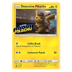 Pokemon TCG Detective Pikachu Promo SM190