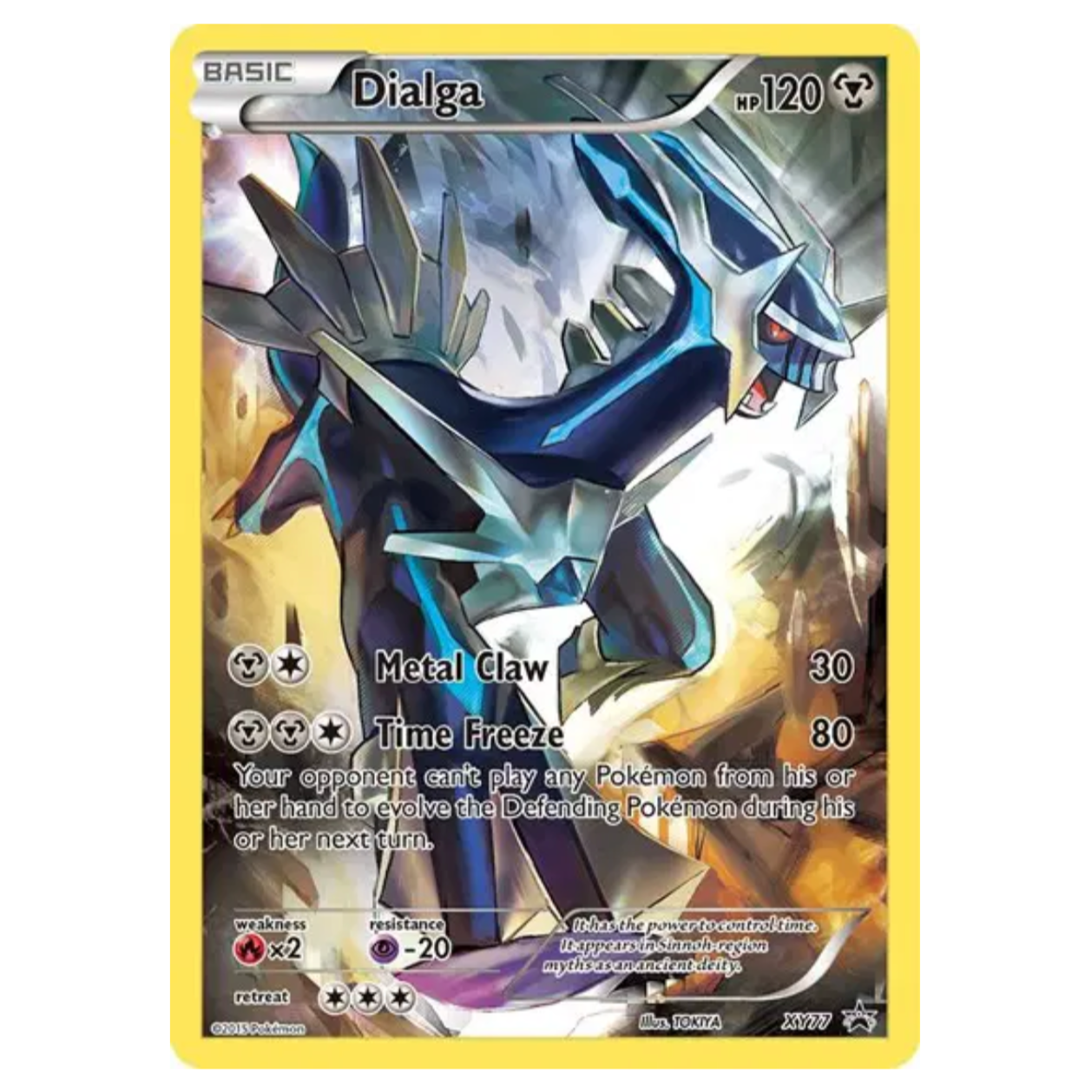 Pokemon TCG Dialga X&Y Promo XY77