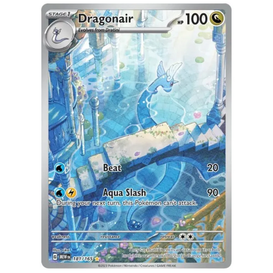 Pokemon TCG Dragonair 151 182/165.